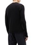 Back View - Click To Enlarge - ZIGGY CHEN - Exposed seam distressed baby cashmere sweater