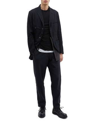 Figure View - Click To Enlarge - ZIGGY CHEN - Pinstripe pants
