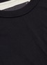  - ZIGGY CHEN - Contrast topstitching T-shirt