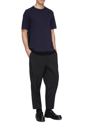 Figure View - Click To Enlarge - ZIGGY CHEN - Darted straight leg jogging pants