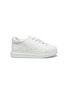Main View - Click To Enlarge - WINK - 'Popcorn' star embossed leather kids sneakers