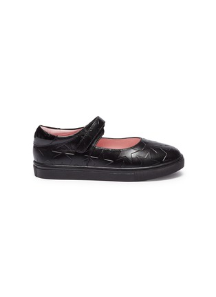 Main View - Click To Enlarge - WINK - 'Gelato' star embossed kids Mary Jane flats