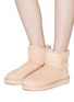Figure View - Click To Enlarge - UGG - 'Mini Bailey Button II' button cuff ankle boots