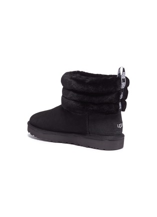 Detail View - Click To Enlarge - UGG - 'Fluff Mini Quilted' faux fur cuff ankle boots