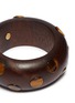 Detail View - Click To Enlarge - KENNETH JAY LANE - Tiger's eye spot wood bangle