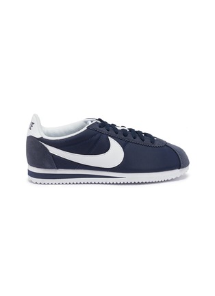 Main View - Click To Enlarge - NIKE - 'Classic Cortez' Swoosh logo suede panel sneakers