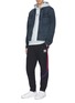 Figure View - Click To Enlarge - ADIDAS - 'Sportive' stripe outseam track pants