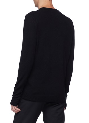 Back View - Click To Enlarge - MATTHEW MILLER - Cashmere-Merino wool sweater