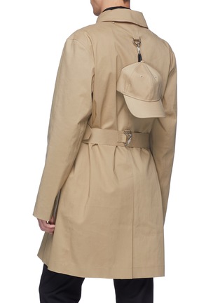Back View - Click To Enlarge - MATTHEW MILLER - Belted raincoat