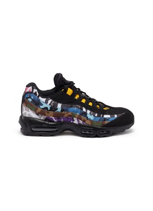 Main View - Click To Enlarge - NIKE - 'Air Max 95 ERDL Party' camouflage print stripe mesh sneakers