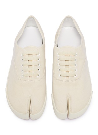 Detail View - Click To Enlarge - MAISON MARGIELA - 'Tabi' canvas sneakers