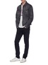 Figure View - Click To Enlarge - J BRAND - 'Mick' paint smear skinny jeans