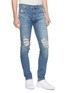 Front View - Click To Enlarge - J BRAND - 'Mick' rip and repair skinny jeans