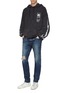 Figure View - Click To Enlarge - R13 - 'Skate' ripped knee jeans