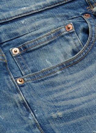  - R13 - 'Boy' paint splatter slim fit jeans