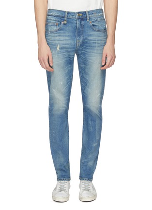 Main View - Click To Enlarge - R13 - 'Boy' paint splatter slim fit jeans