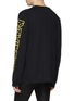 Back View - Click To Enlarge - R13 - Logo print sleeve oversized long sleeve T-shirt