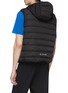 Back View - Click To Enlarge - BLACKBARRETT - Hooded water-repellent down puffer gilet