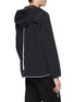 Back View - Click To Enlarge - BLACKBARRETT - Geometric perforated panel water-repellent hooded jacket