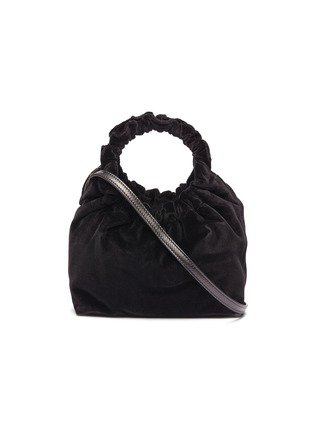 Main View - Click To Enlarge - THE ROW - 'Double Circle' small velvet tote