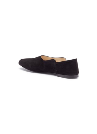 Detail View - Click To Enlarge - THE ROW - 'Boheme' staggered suede flats