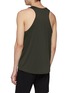 Back View - Click To Enlarge - SATISFY - 'Race' reflective slogan print mesh performance tank top