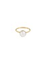 Main View - Click To Enlarge - SHIHARA - 'Half Pearl 0°' Akoya pearl 18k yellow gold ring