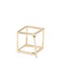 Detail View - Click To Enlarge - SHIHARA - 'Square' diamond 18k yellow gold cube single earring – 10mm
