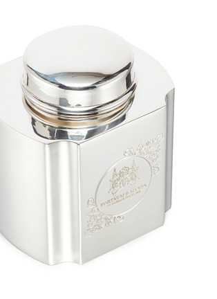 Detail View - Click To Enlarge - FORTNUM & MASON - Silver-plated tea caddy