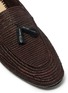 Detail View - Click To Enlarge - CASABLANCA1942 - 'Cesare' woven raffia tassel loafers
