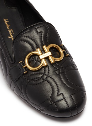 Detail View - Click To Enlarge - SALVATORE FERRAGAMO - 'Alvano' quilted leather loafers