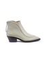 Main View - Click To Enlarge - JIL SANDER - Curved piping leather ankle boots