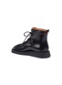 Detail View - Click To Enlarge - JIL SANDER - Geometric cutout leather combat boots