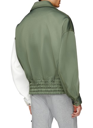 Back View - Click To Enlarge - FENG CHEN WANG - Colourblock oversized bomber jacket