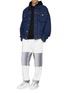 Figure View - Click To Enlarge - FENG CHEN WANG - Colourblock sweatpants