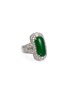 Main View - Click To Enlarge - LC COLLECTION JEWELLERY - Diamond jade 18k white gold ring