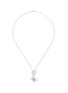 Main View - Click To Enlarge - LC COLLECTION JEWELLERY - Diamond 18k gold butterfly floral pendant necklace