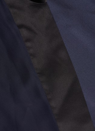 Detail View - Click To Enlarge - ALEX EAGLE - Belted silk satin kimono wrap dress