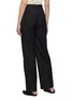 Back View - Click To Enlarge - ALEX EAGLE - Pleated wool-silk suiting pants