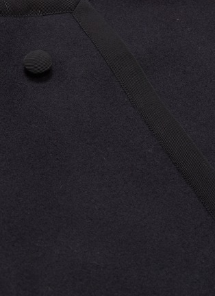 Detail View - Click To Enlarge - ALEX EAGLE - Panelled wool melton skirt