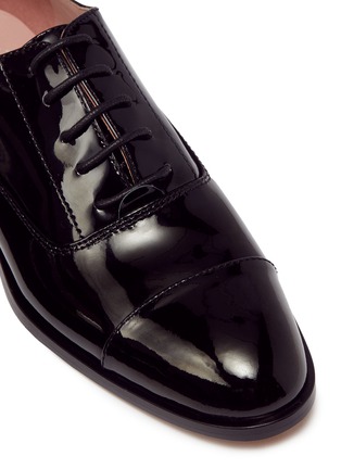 Detail View - Click To Enlarge - PEDDER RED - 'Scout' patent leather Oxfords