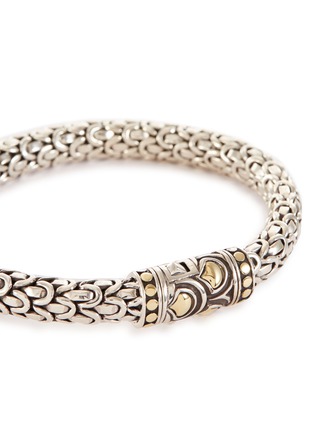 Detail View - Click To Enlarge - JOHN HARDY - 'Legends Naga' silver gold medium bracelet