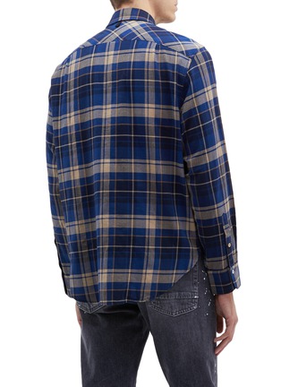 Back View - Click To Enlarge - RAG & BONE - 'Fit 3' tartan plaid herringbone shirt