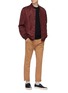 Figure View - Click To Enlarge - RAG & BONE - 'Haldon' contrast topstitching cashmere sweater