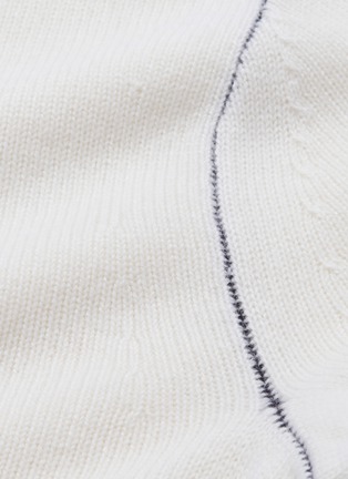  - RAG & BONE - 'Haldon' contrast topstitching cashmere sweater