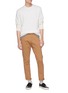 Figure View - Click To Enlarge - RAG & BONE - 'Haldon' contrast topstitching cashmere sweater