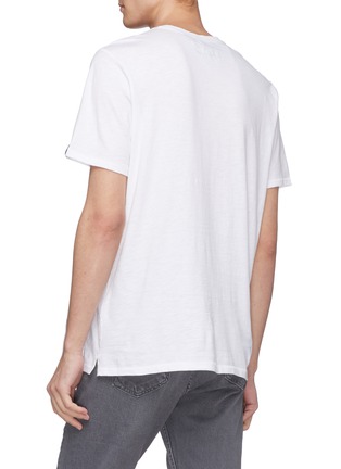 Back View - Click To Enlarge - RAG & BONE - Dagger logo embroidered T-shirt