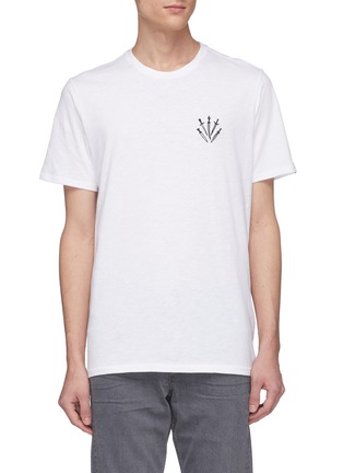 Main View - Click To Enlarge - RAG & BONE - Dagger logo embroidered T-shirt