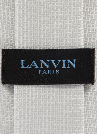 Detail View - Click To Enlarge - LANVIN - Lattice jacquard silk tie