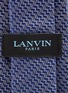 Detail View - Click To Enlarge - LANVIN - Herringbone jacquard silk tie